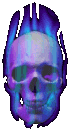 Fire skull